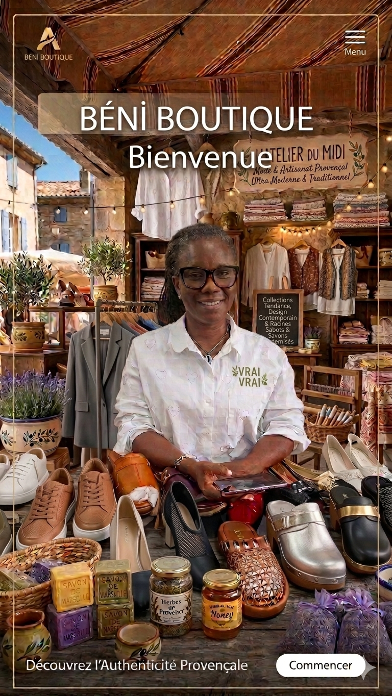Béni boutique — La gérante